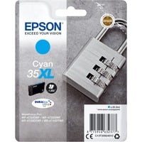 Epson Padlock Singlepack Cyan 35XL DURABrite Ultra Ink, Tinta Alto rendimiento (XL), 20,3 ml, 1900 páginas, 1 pieza(s)