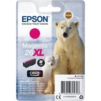 Epson Polar bear Cartucho 26XL magenta, Tinta Alto rendimiento (XL), Tinta a base de pigmentos, 9,7 ml, 700 páginas, 1 pieza(s)