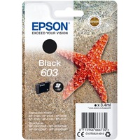 Epson Singlepack Black 603 Ink, Tinta Rendimiento estándar, 3,4 ml, 1 pieza(s)