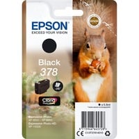 Epson Squirrel Singlepack Black 378 Claria Photo HD Ink, Tinta Rendimiento estándar, Tinta a base de pigmentos, 5,5 ml, 240 páginas, 1 pieza(s)