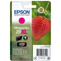 Epson Strawberry Singlepack Magenta 29XL Claria Home Ink, Tinta Alto rendimiento (XL), Tinta a base de pigmentos, 6,4 ml, 450 páginas, 1 pieza(s)