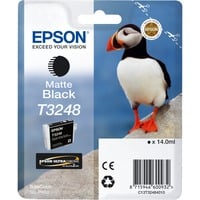 Epson T3248 Matte Black, Tinta Tinta a base de pigmentos, 14 ml, 650 páginas, 1 pieza(s)