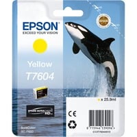 Epson T7604 Amarillo, Tinta Tinta a base de pigmentos, 1 pieza(s)