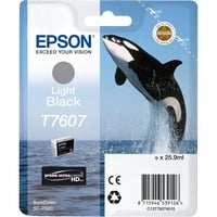 Epson T7607 Gris Cartuchos de tinta Tinta a base de pigmentos, 25,9 ml, 1 pieza(s)