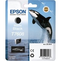 Epson T7608 Negro mate, Tinta Tinta a base de pigmentos, 25,9 ml, 1 pieza(s)
