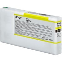Epson T9134 Yellow Ink Cartridge (200ml), Tinta Rendimiento estándar, Tinta a base de pigmentos, 200 ml, 1 pieza(s)