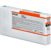 Epson T913A Orange Ink Cartridge (200ml), Tinta Rendimiento estándar, Tinta a base de pigmentos, 200 ml, 1 pieza(s)