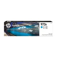 HP Cartucho cian original PageWide 973X de alto rendimiento, Tinta Alto rendimiento (XL), Tinta a base de pigmentos, 86 ml, 7000 páginas, 1 pieza(s)