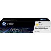 HP Cartucho de tóner original LaserJet 126A amarillo amarillo, 1000 páginas, Amarillo, 1 pieza(s), Minorista