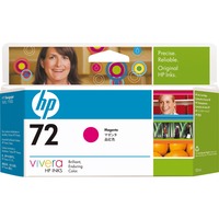 HP Cartucho de tinta 72 magenta de 130 ml Alto rendimiento (XL), Tinta a base de colorante, 130 ml, 1 pieza(s)