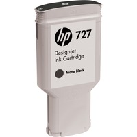 HP Cartucho de tinta DesignJet 727 negro mate de 300 ml Tinta a base de pigmentos, Tinta a base de pigmentos, 300 ml, 1 pieza(s)