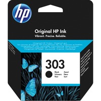 HP Cartucho de tinta Original 303 negro Rendimiento estándar, Tinta a base de pigmentos, 200 páginas, 1 pieza(s)