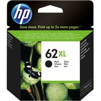 HP Cartucho de tinta original 62XL de alta capacidad negro Alto rendimiento (XL), Tinta a base de pigmentos, 12 ml, 600 páginas, 1 pieza(s)