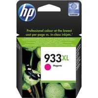 HP Cartucho de tinta original 933XL de alta capacidad magenta Alto rendimiento (XL), Tinta a base de pigmentos, 9 ml, 825 páginas, 1 pieza(s), Minorista