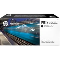 HP Cartucho original PageWide 981Y negro de alto rendimiento, Tinta Extra (Súper) alto rendimiento, Tinta a base de pigmentos, 343,5 ml, 20000 páginas, 1 pieza(s)