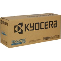Kyocera TK-5270C cartucho de tóner 1 pieza(s) Original Cian 6000 páginas, Cian, 1 pieza(s)