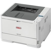 OKI B412dn, Impresora LED gris claro/Gris, LED, 1200 x 1200 DPI, A4, 33 ppm, Impresión dúplex, Listo para redes