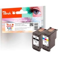 Peach 319023 cartucho de tinta Compatible Negro, Cian, Magenta, Amarillo Multipack