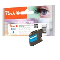 Peach 319367 cartucho de tinta 1 pieza(s) Compatible Rendimiento estándar Cian Rendimiento estándar, 7,6 ml, 760 páginas, 1 pieza(s), Pack individual