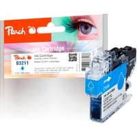 Peach 320475 cartucho de tinta 1 pieza(s) Compatible Cian Tinta a base de pigmentos, 6 ml, 400 páginas, 1 pieza(s), Pack individual