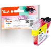 Peach 320477 cartucho de tinta 1 pieza(s) Compatible Amarillo Tinta a base de pigmentos, 6 ml, 400 páginas, 1 pieza(s), Pack individual