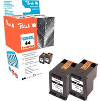Peach PI300-805 cartucho de tinta 2 pieza(s) Compatible Alto rendimiento (XL) Negro Alto rendimiento (XL), 11 ml, 530 páginas, 2 pieza(s), Multipack