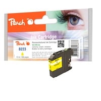 Peach PI500-133 cartucho de tinta 1 pieza(s) Compatible Rendimiento estándar Amarillo Rendimiento estándar, 7,6 ml, 660 páginas, 1 pieza(s)