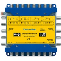 TechniSat GigaSystem 17/8 K, Interruptor múltiple Azul, Amarillo, 175 mm, 154 mm, 48 mm, 600 g, 294 mm