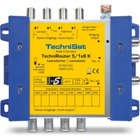 TechniSat TechniRouter 5/1x8 G-R Azul, Amarillo, Interruptor múltiple amarillo/Azul, Azul, Amarillo, 2150 MHz
