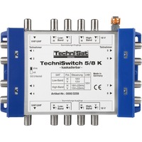 TechniSat TechniSwitch 5/8 K Gris, Amarillo, Interruptor múltiple plateado/Azul, Gris, Amarillo, 171 mm, 33,2 mm, 126 mm, 374 g, 175 mm