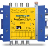 TechniSat Zubehör DVD-Player/Decoder/Receiver tV set-top boxes, Interruptor múltiple amarillo/Azul