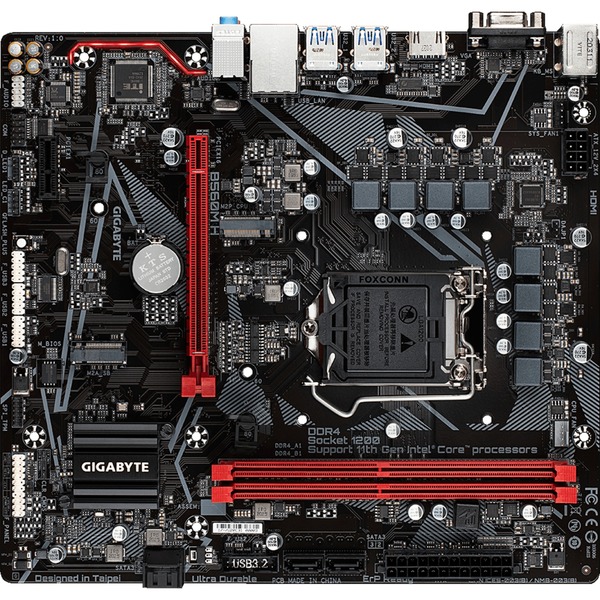 GIGABYTE B560M H placa base Intel B560 Express LGA 1200 micro ATX Intel ...