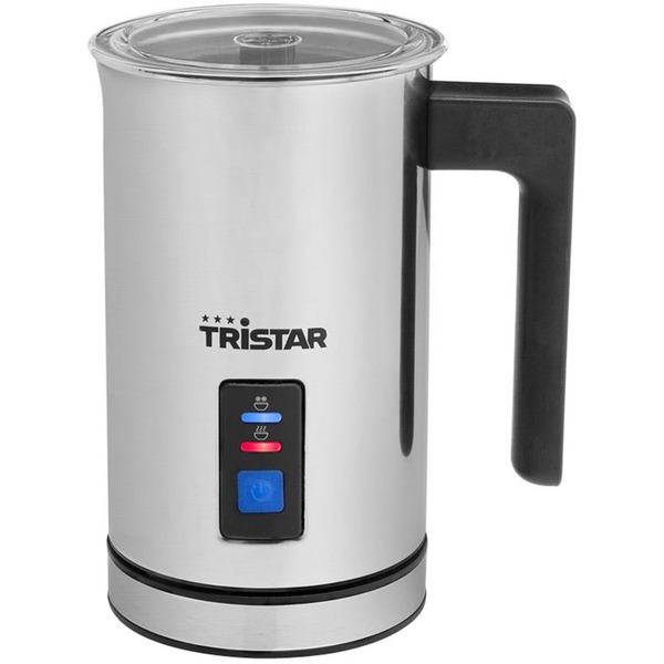 Tristar MK-2276 Calentador de leche, Espumador de leche acero fino/Negro,  Corriente alterna, 500 W