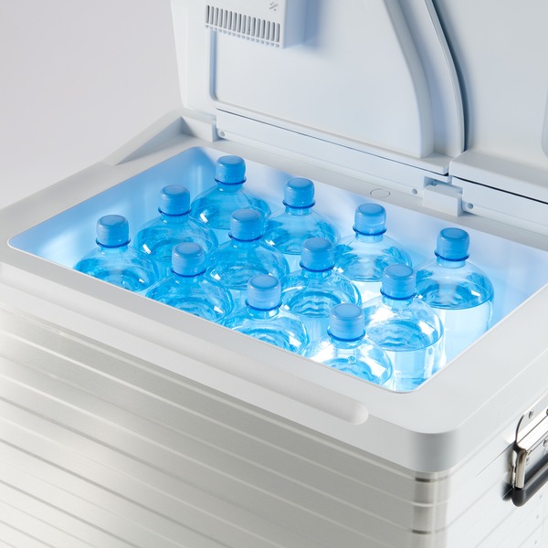 Mobicool 9600024968, Nevera aluminio/blanco