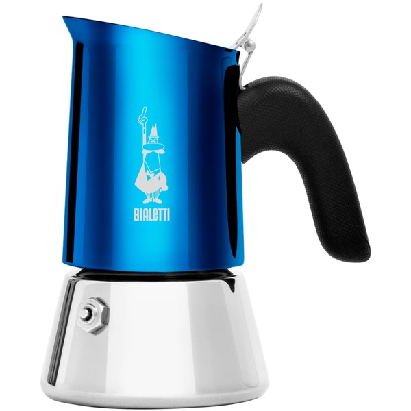 Bialetti Cafetera espresso azul/Plateado