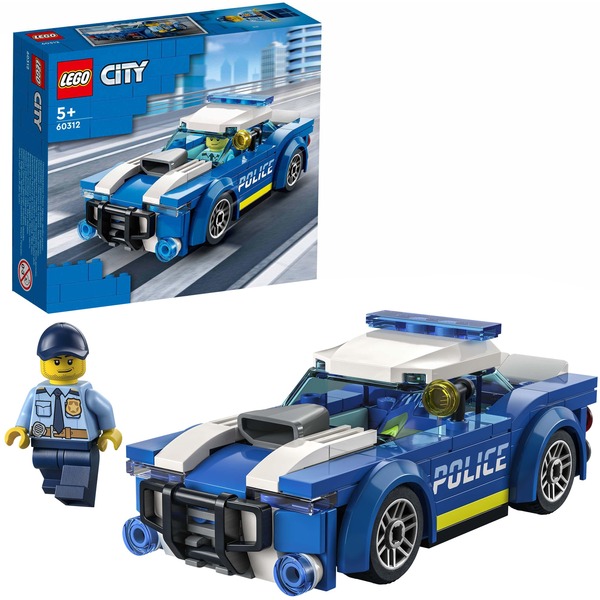 Lego City 60312 Coche de Policía, Juguetes Para Niños y Niñas 5+ Años, Juegos de construcción Juguetes Para Niños 5+ Años, Juego de construcción, 5 Plástico, 94 pieza(s), 135 g