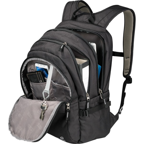 Jack Wolfskin 2002482-6000, Mochila negro