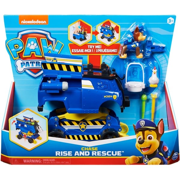 Spin Master PATRULLA CANINA - COCHE TRANSFORMABLE RISE & RESCUE +