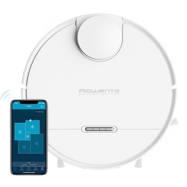 Rowenta X-Plorer Serie 95 RR7987 aspiradora robotizada Sin bolsa Blanco, Robot  aspirador blanco, Sin bolsa,