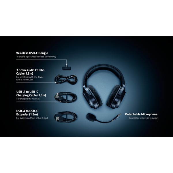 Razer Barracuda X, Auriculares para gaming negro