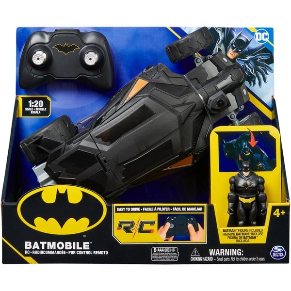 Spin Master DC COMICS PACK BATMÓVIL Y FIGURA BATMAN Coche
