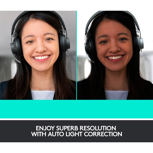 Logitech BRIO STREAM cámara web 4096 x 21060 Pixeles USB 3.2 Gen 1 (3.1 Gen 1) Negro, Webcam negro, 4096 x 21060 Pixeles, 60 pps, 1080p, USB 3.2 Gen 1 (3.1 Gen 1), Negro, Recortar