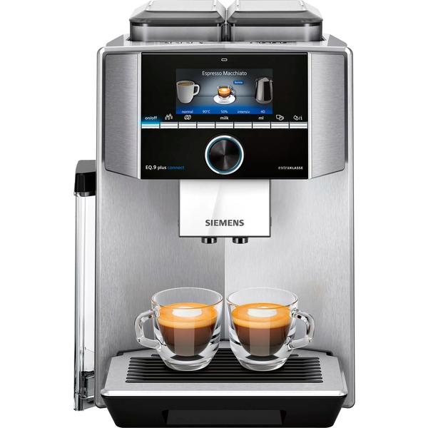 Siemens TI957FX1DE cafetera eléctrica Totalmente automática Cafetera  combinada 2,3 L, Superautomática acero fino, Cafetera combinada,