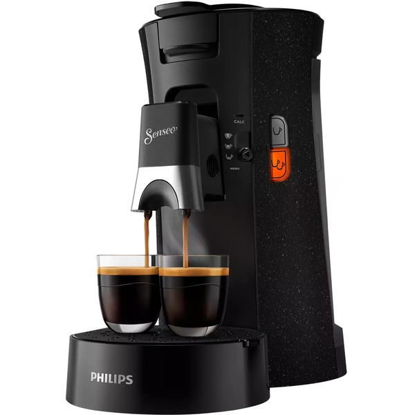 Philips Plus Función de memoria Cafetera de monodosis, Cafetera monodosis negro, Cafetera de cápsulas, 0,