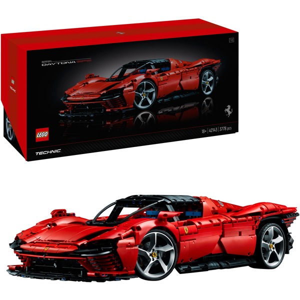 Lego Technic 42143 Ferrari Daytona SP3 Maqueta de Coche para Construir Juegos de construccion Maqueta de Coche para Construir Juego de construccion 18 ano s Plastico 3778 pieza s 6 99 kg