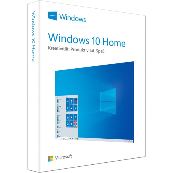 Microsoft Windows 10 Home 64bit DE Socio de servicio de entrega (DSP, Delivery Service Partner), Producto empaquetado completo (FPP; full packaged product), 1 licencia(s), 20 GB, 2 GB, 1 GHz