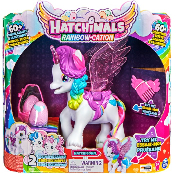 Spin Master Hatchimals CollEGGtibles Hatchicorn interactivo