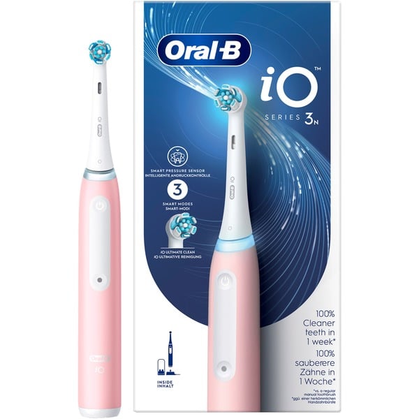 Oral-B Oral-B iO Series 3N, Cepillo de dientes eléctrico rosa