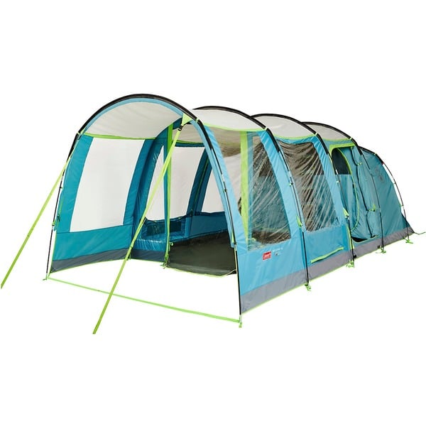 Coleman Castle Pines 4L BlackOut, Tienda de campaña azul/Verde claro