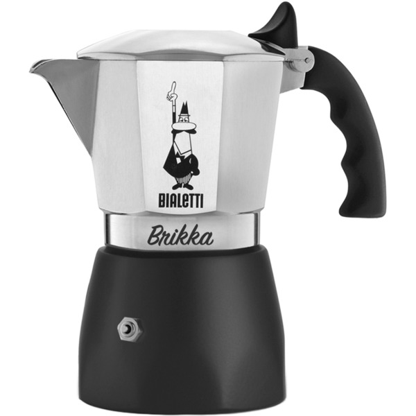 Bialetti Cafetera espresso plateado/Negro
